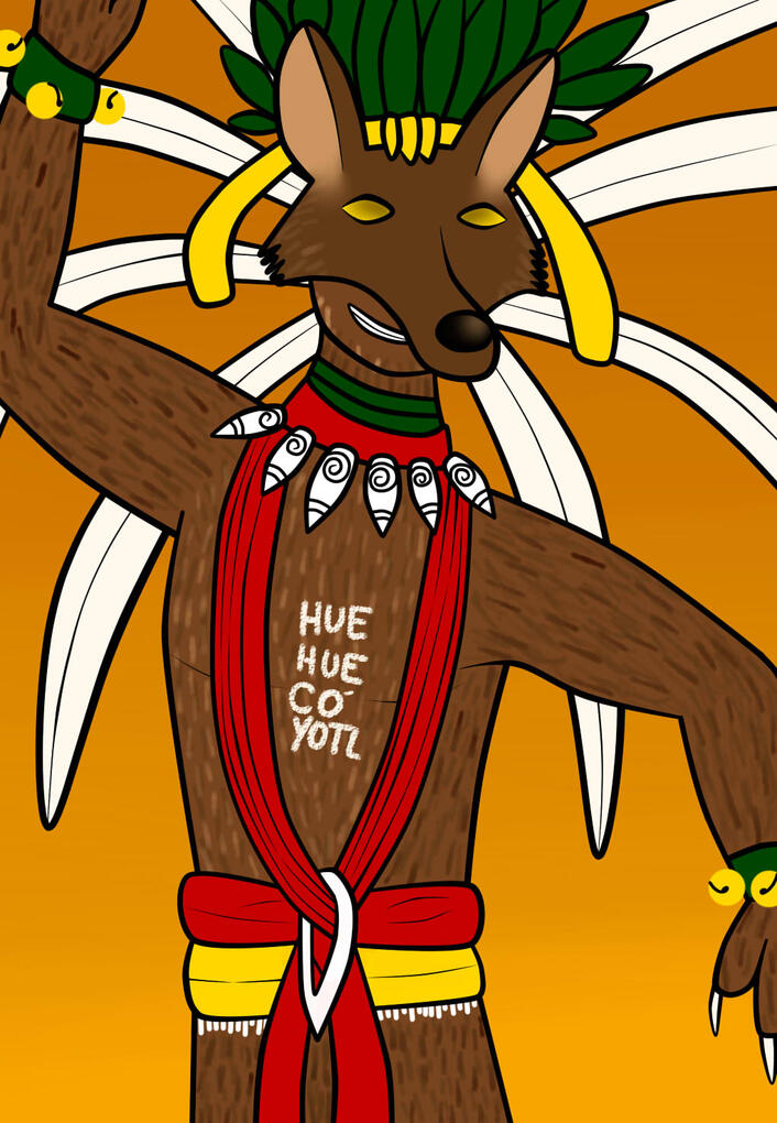 Huehuecóyotl (indigenous Mexica god)