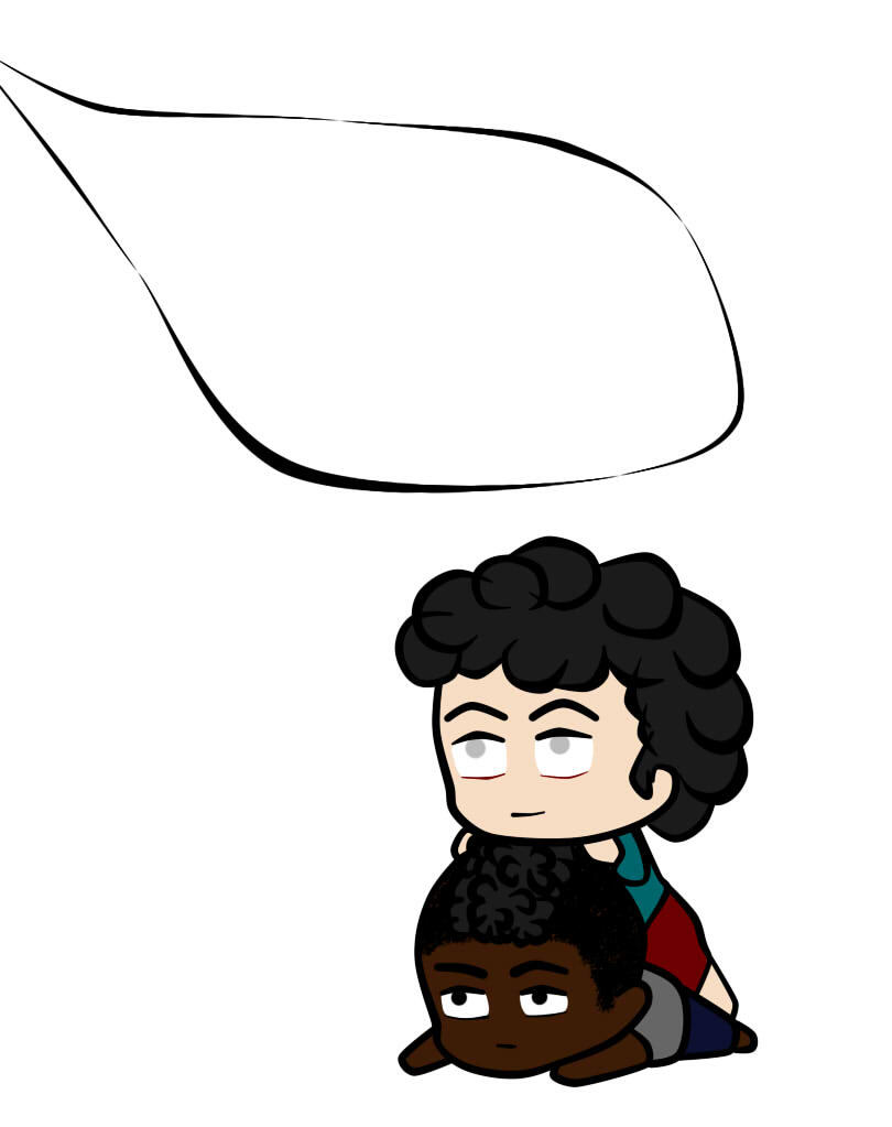 Chibis used as merch for "Dorian Gray" (LGBT paranormal book)